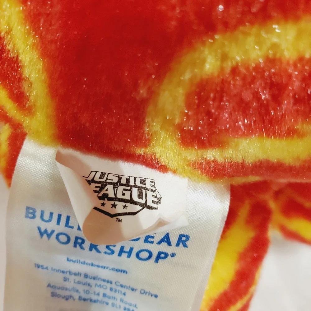 Build-A-Bear BAB The FLASH Plush DC Comics Justice League 16in Sound Box Works